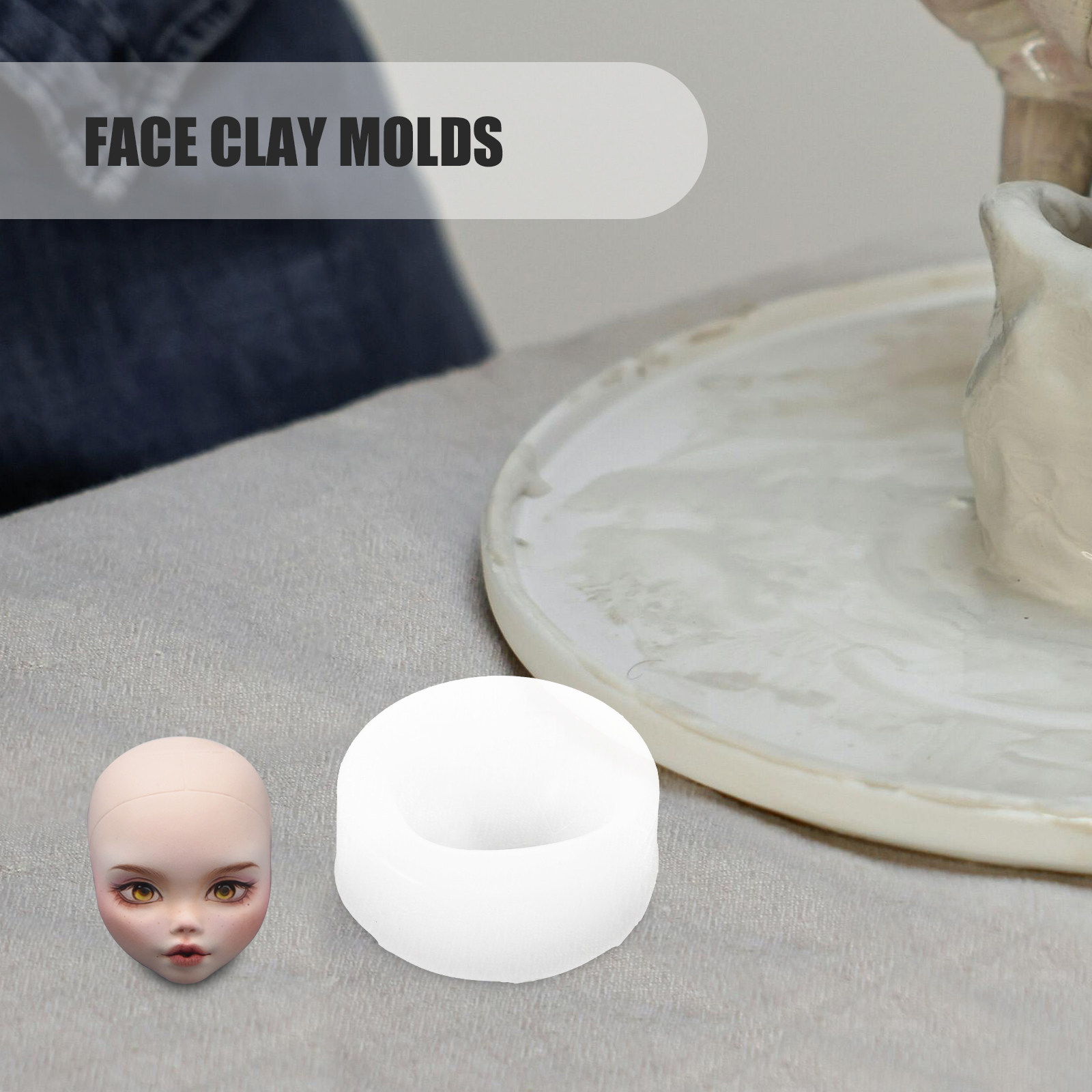 Molde de silicone para rosto,  - Crafting Resin avaliação e preço