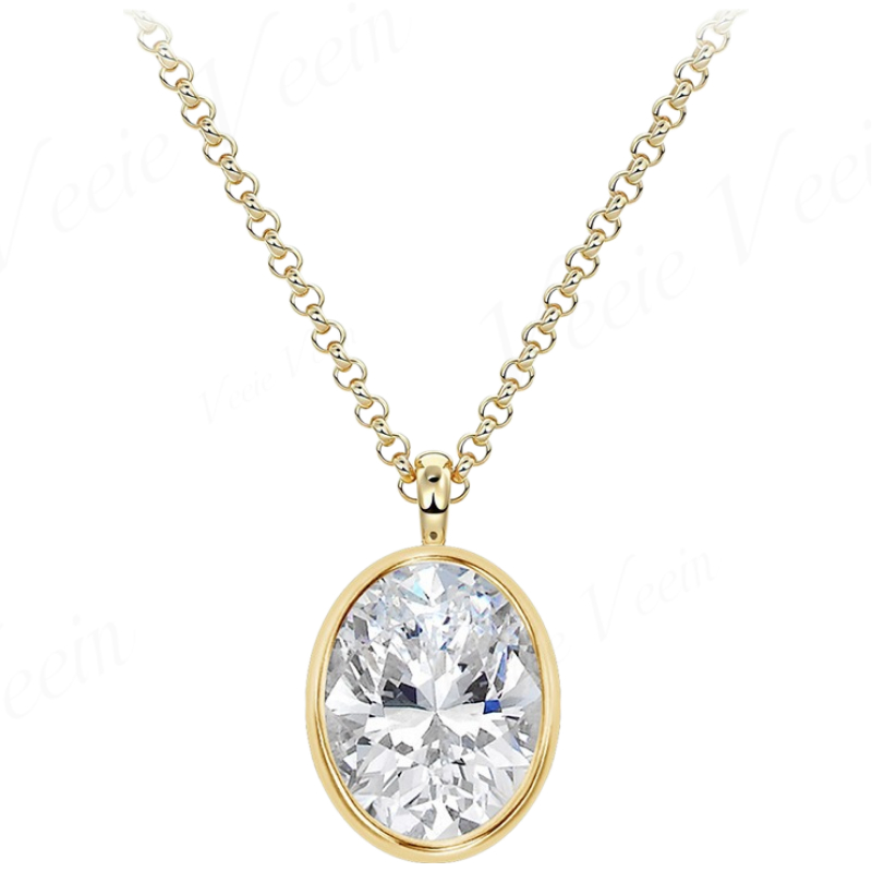 Colar com Pingente Irregular d - Bezels Set Pendant avaliação e preço