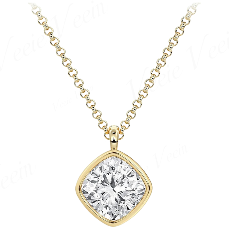 Colar com Pingente Irregular d - Bezels Set Pendant avaliação e preço