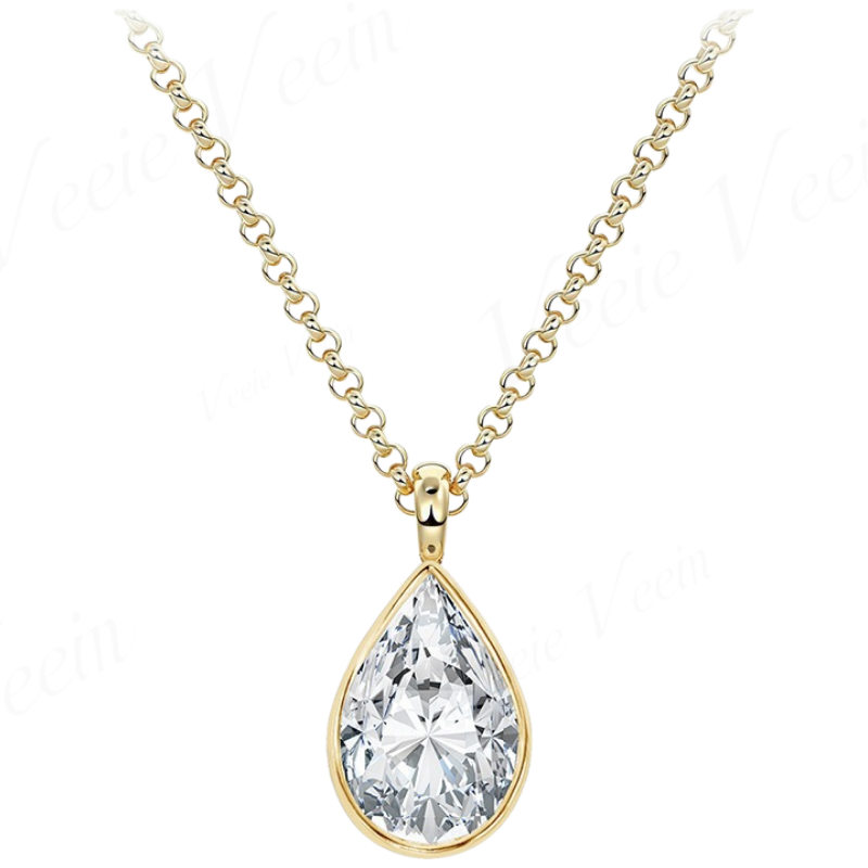 Colar com Pingente Irregular d - Bezels Set Pendant avaliação e preço